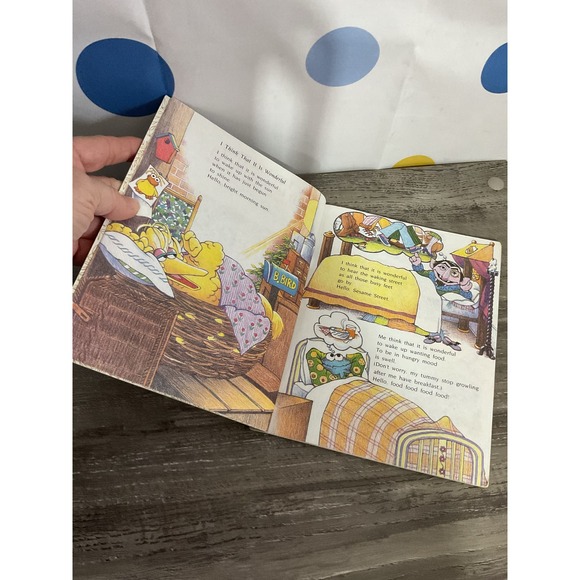 1984 Golden Book “I Think That It Is Wonderful” Sesame Street - Picture 5 of 10